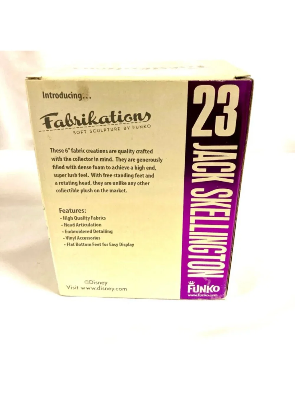 Funko Fabrikations Jack Skellington Soft Sculpture Collectible Plush 6